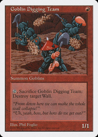 Goblin Digging Team [Fifth Edition] | Arkham Games and Comics