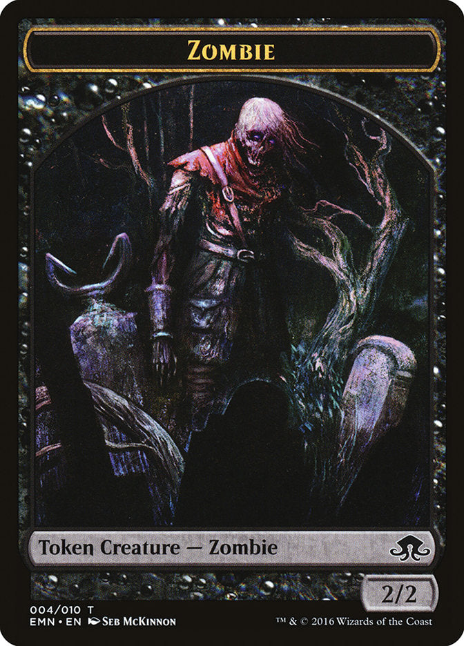 Zombie (004/010) [Eldritch Moon Tokens] | Arkham Games and Comics