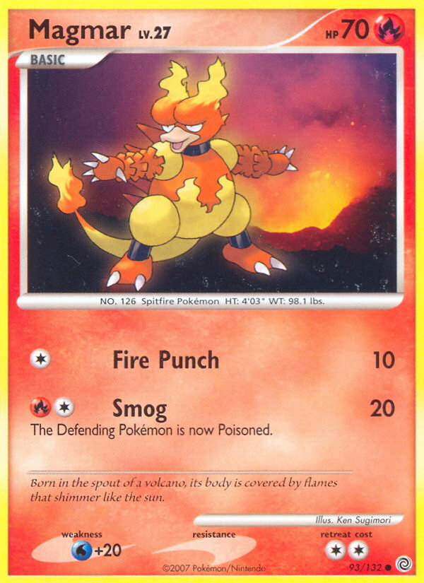 Magmar (93/132) [Diamond & Pearl: Secret Wonders] | Arkham Games and Comics