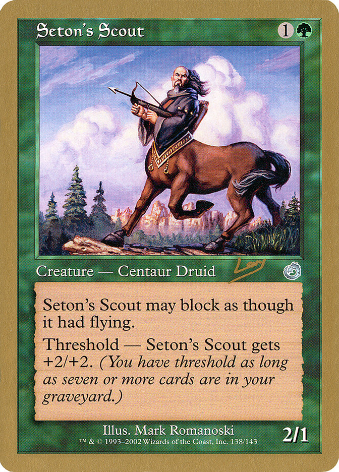 Seton's Scout (Raphael Levy) [World Championship Decks 2002] | Arkham Games and Comics