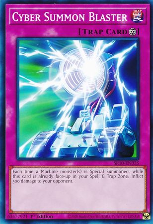 Cyber Summon Blaster [SR10-EN035] Common | Arkham Games and Comics
