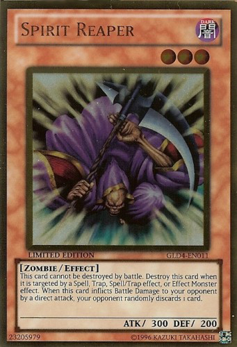 Spirit Reaper [GLD4-EN011] Gold Rare | Arkham Games and Comics