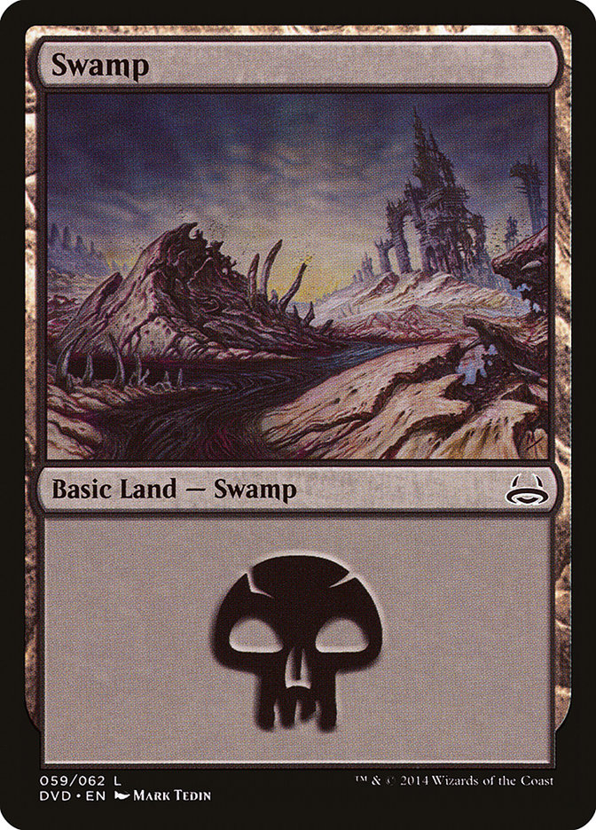 Swamp (59) (Divine vs. Demonic) [Duel Decks Anthology] | Arkham Games and Comics