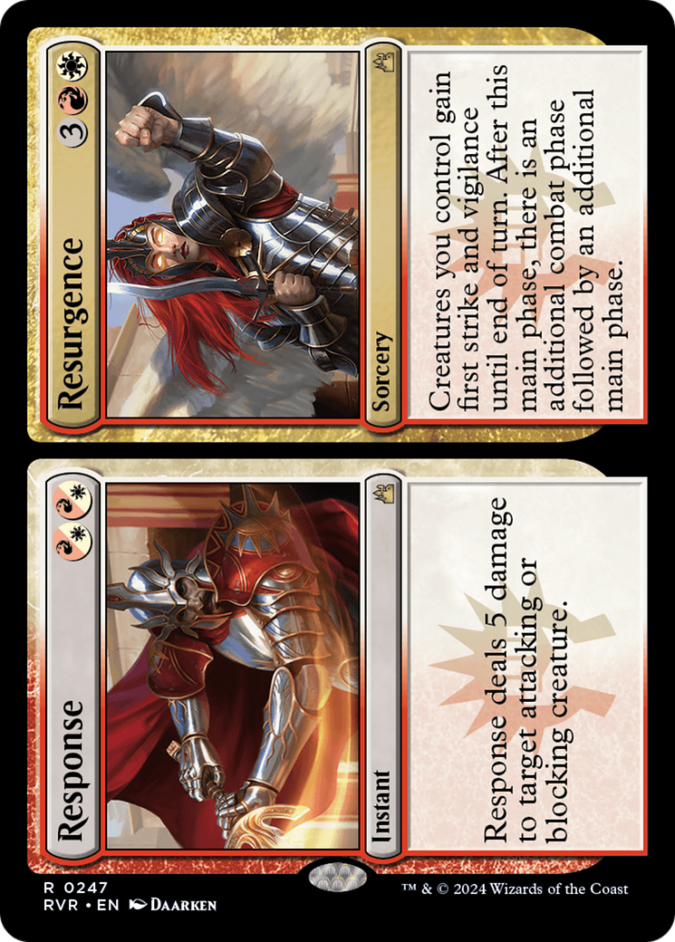 Response // Resurgence [Ravnica Remastered] | Arkham Games and Comics