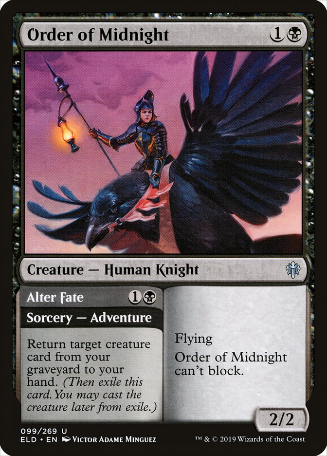 Order of Midnight // Alter Fate [Throne of Eldraine] | Arkham Games and Comics