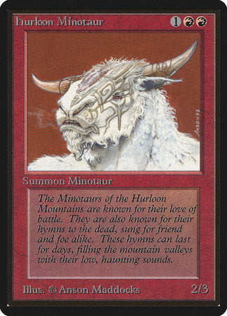 Hurloon Minotaur [Limited Edition Beta] | Arkham Games and Comics