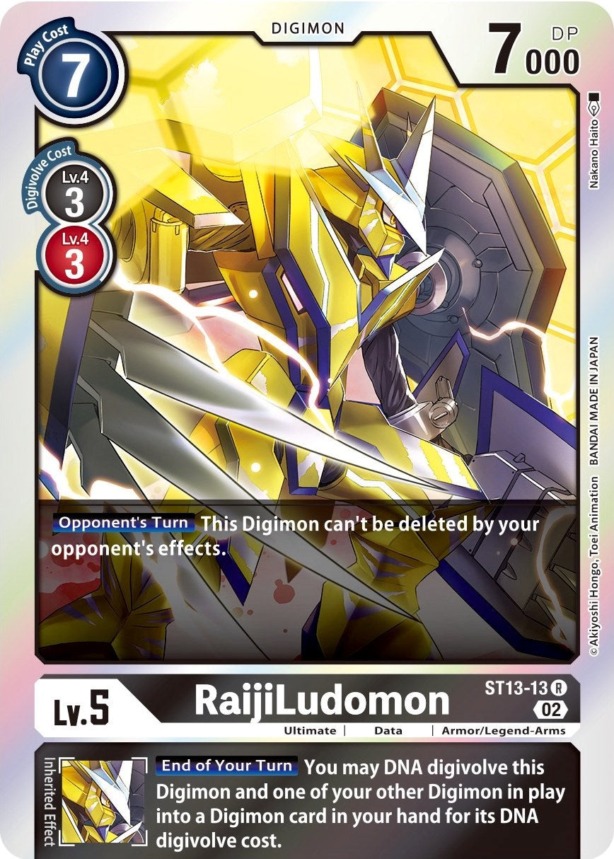 RaijiLudomon [ST13-13] [Starter Deck: Ragnaloardmon] | Arkham Games and Comics