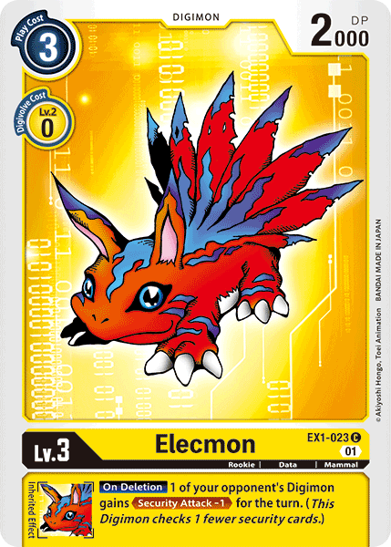 Elecmon [EX1-023] [Classic Collection] | Arkham Games and Comics