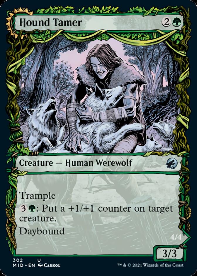 Hound Tamer // Untamed Pup (Showcase Equinox) [Innistrad: Midnight Hunt] | Arkham Games and Comics