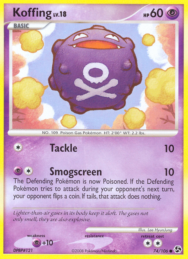 Koffing (74/106) [Diamond & Pearl: Great Encounters] | Arkham Games and Comics