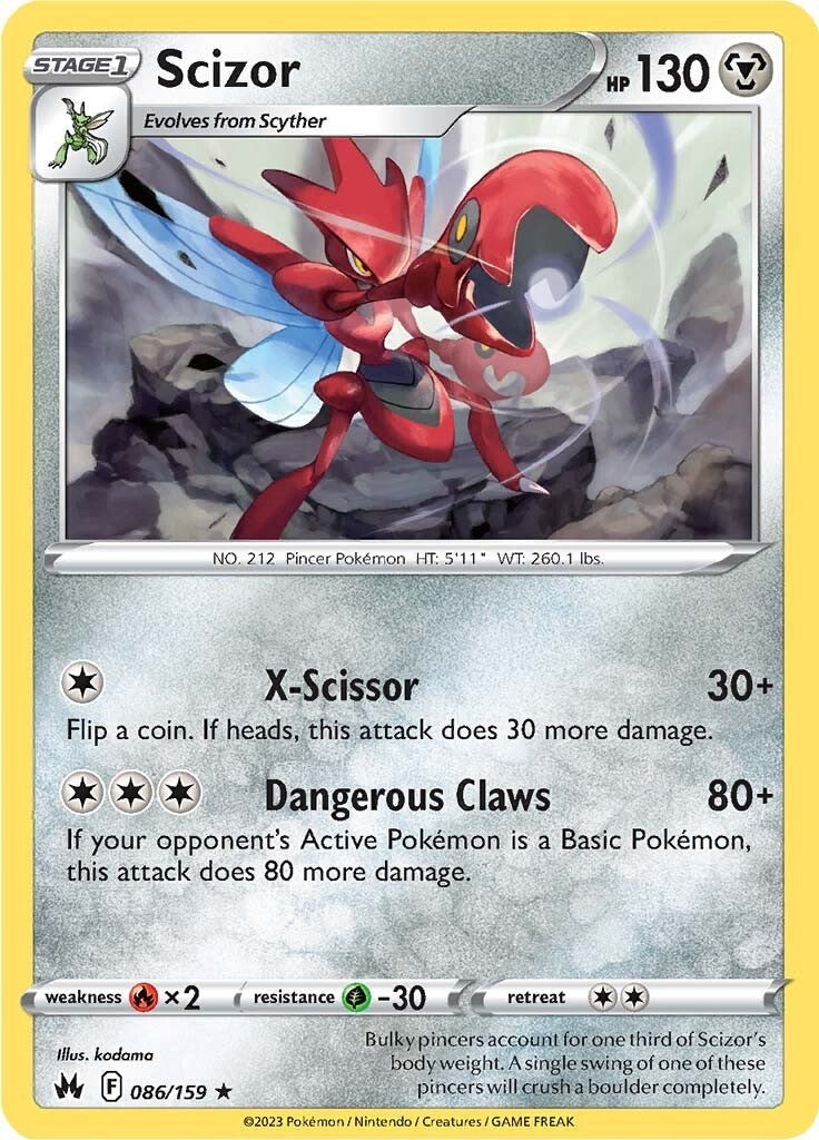 Scizor (086/159) [Sword & Shield: Crown Zenith] | Arkham Games and Comics