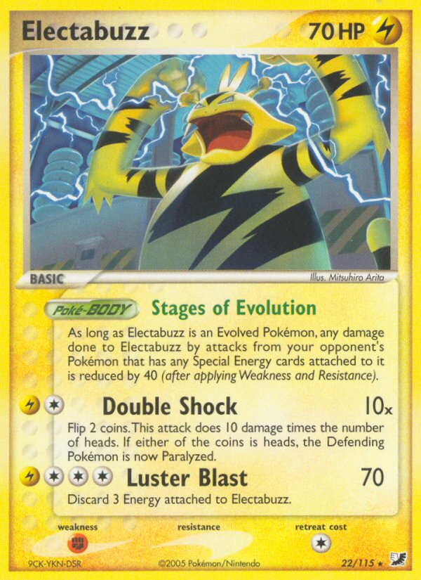 Electabuzz (22/115) [EX: Unseen Forces] | Arkham Games and Comics