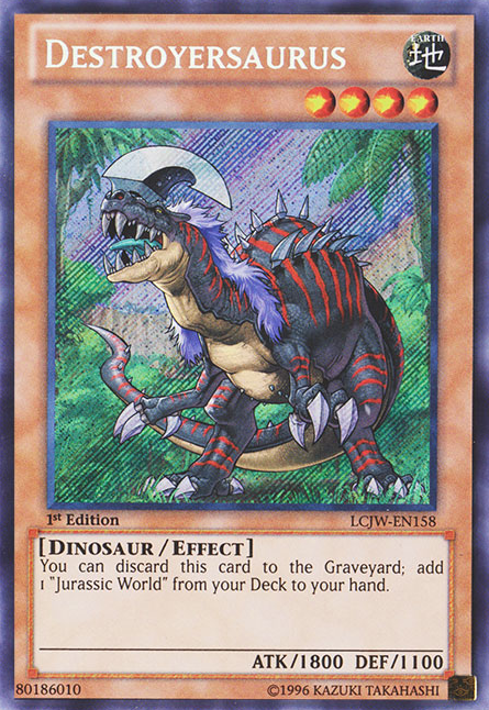 Destroyersaurus [LCJW-EN158] Secret Rare | Arkham Games and Comics