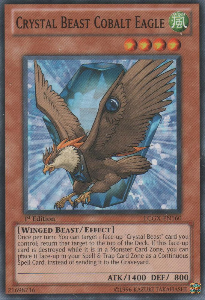 Crystal Beast Cobalt Eagle [LCGX-EN160] Common | Arkham Games and Comics