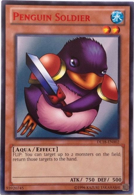 Penguin Soldier (Red - DL18) [DL18-EN002] Rare | Arkham Games and Comics