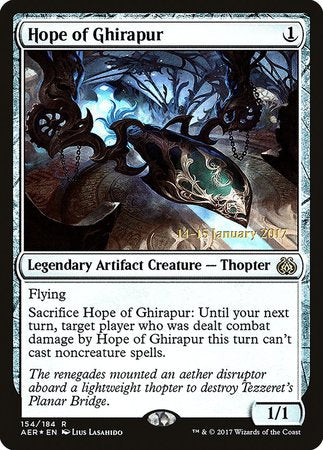 Hope of Ghirapur [Aether Revolt Promos] | Arkham Games and Comics