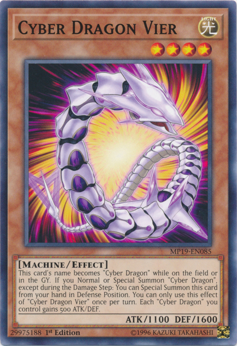 Cyber Dragon Vier [MP19-EN085] Common | Arkham Games and Comics