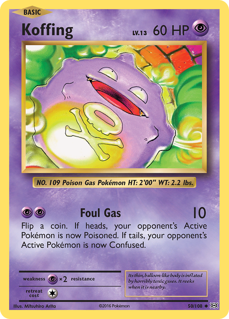 Koffing (50/108) [XY: Evolutions] | Arkham Games and Comics