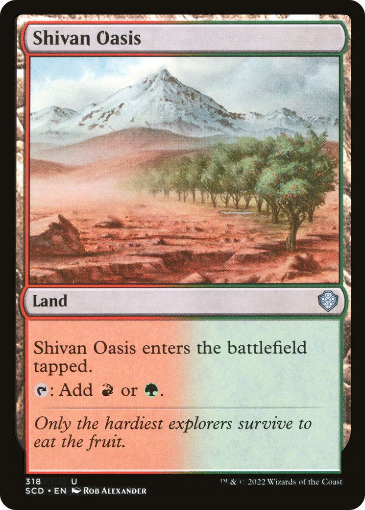 Shivan Oasis [Starter Commander Decks] | Arkham Games and Comics
