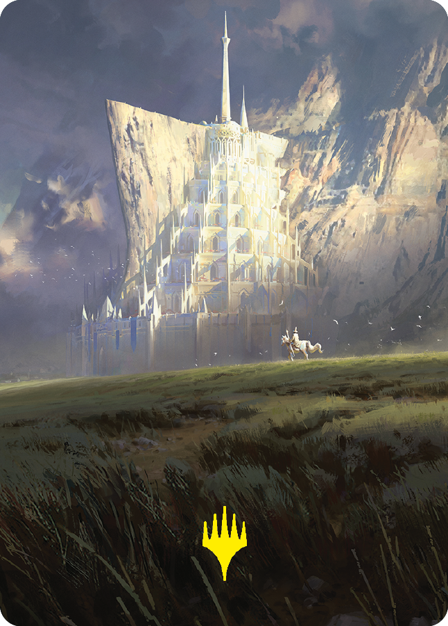 Minas Tirith Art Card (Gold-Stamped Signature) [The Lord of the Rings: Tales of Middle-earth Art Series] | Arkham Games and Comics