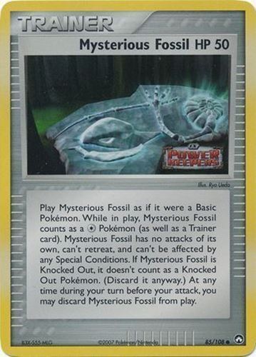 Mysterious Fossil (85/108) (Stamped) [EX: Power Keepers] | Arkham Games and Comics