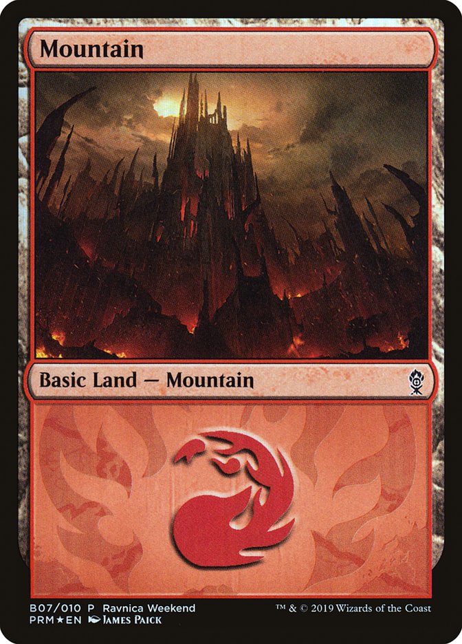 Mountain (B07) [Ravnica Allegiance Guild Kit] | Arkham Games and Comics