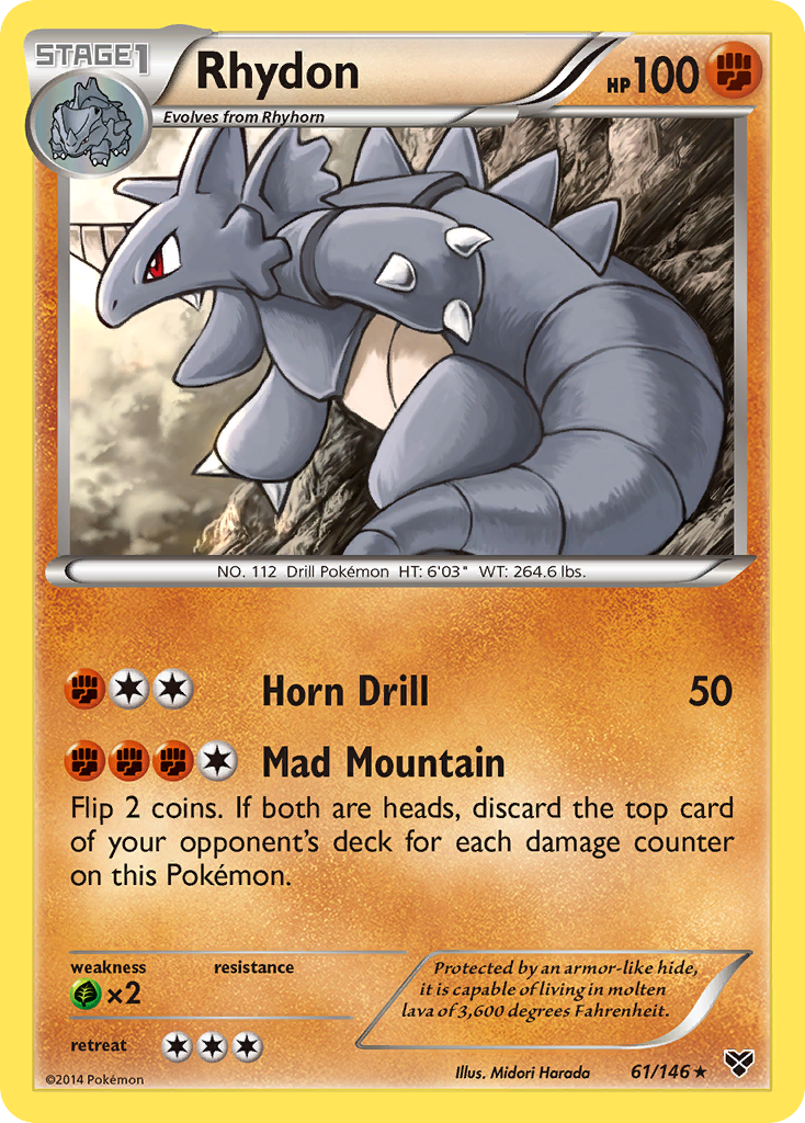 Rhydon (61/146) [XY: Base Set] | Arkham Games and Comics