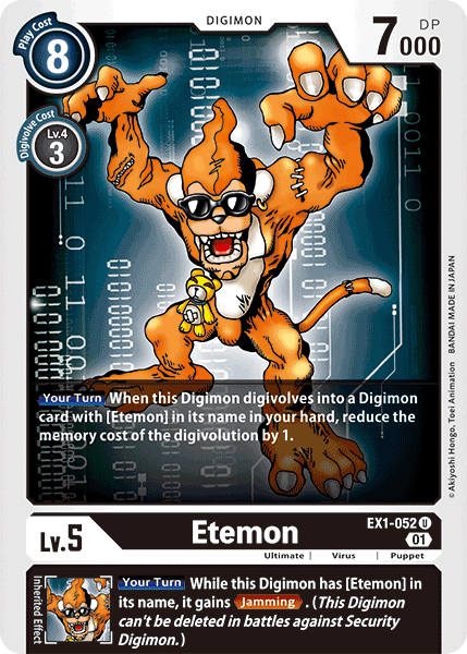 Etemon [EX1-052] [Classic Collection] | Arkham Games and Comics