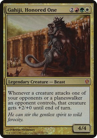 Gahiji, Honored One (Commander 2013) [Commander 2013 Oversized] | Arkham Games and Comics
