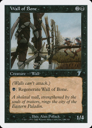 Wall of Bone [Seventh Edition] | Arkham Games and Comics