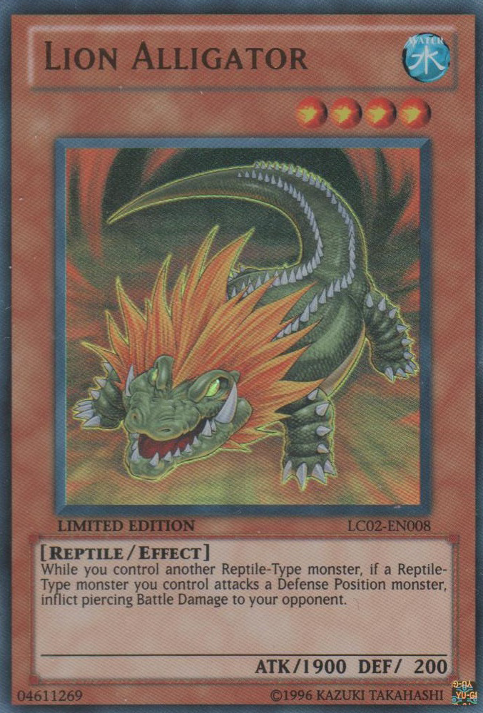 Lion Alligator [LC02-EN008] Ultra Rare | Arkham Games and Comics