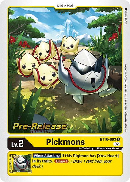 Pickmons [BT10-003] [Xros Encounter Pre-Release Cards] | Arkham Games and Comics