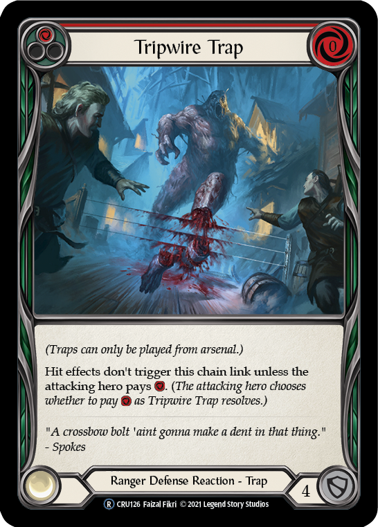 Tripwire Trap [U-CRU126] (Crucible of War Unlimited)  Unlimited Normal | Arkham Games and Comics