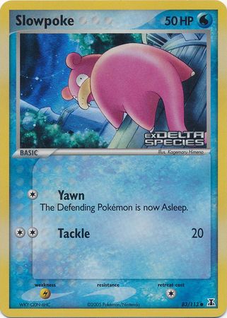 Slowpoke (83/113) (Stamped) [EX: Delta Species] | Arkham Games and Comics