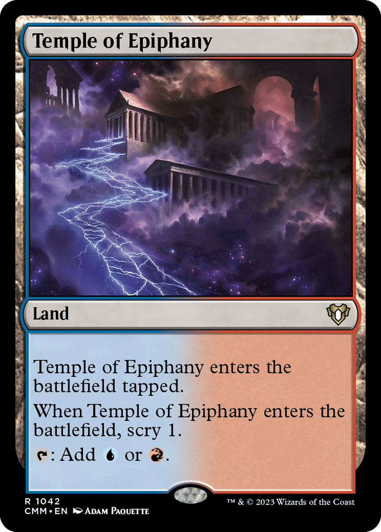 Temple of Epiphany [Commander Masters] | Arkham Games and Comics