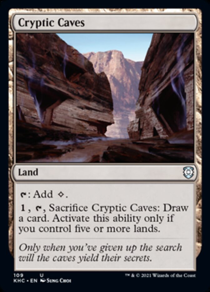 Cryptic Caves [Kaldheim Commander] | Arkham Games and Comics