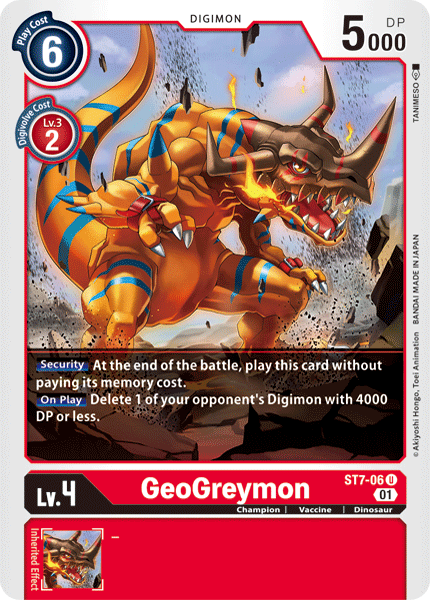 GeoGreymon [ST7-06] [Starter Deck: Gallantmon] | Arkham Games and Comics