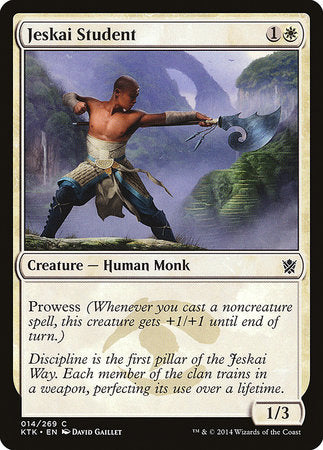 Jeskai Student [Khans of Tarkir] | Arkham Games and Comics