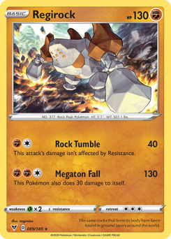 Regirock (089/185) [Sword & Shield: Vivid Voltage] | Arkham Games and Comics