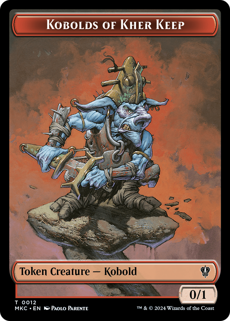 Soldier // Kobolds of Kher Keep Double-Sided Token [Murders at Karlov Manor Commander Tokens] | Arkham Games and Comics