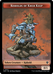 Gold // Kobolds of Kher Keep Double-Sided Token [Murders at Karlov Manor Commander Tokens] | Arkham Games and Comics