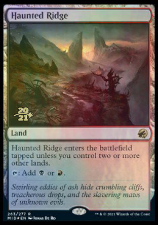 Haunted Ridge [Innistrad: Midnight Hunt Prerelease Promos] | Arkham Games and Comics