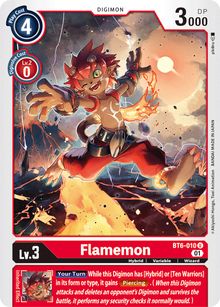 Flamemon [BT6-010] [Double Diamond] | Arkham Games and Comics