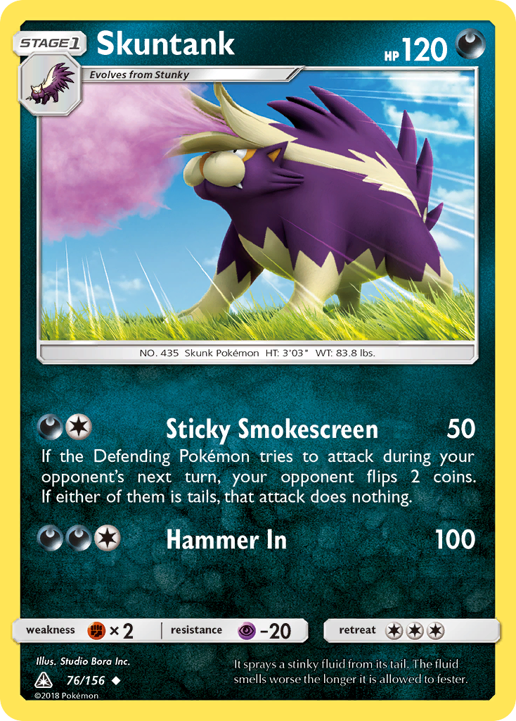 Skuntank (76/156) [Sun & Moon: Ultra Prism] | Arkham Games and Comics