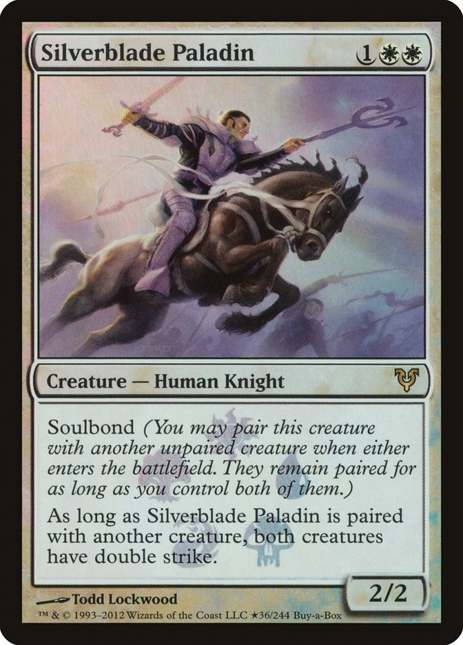 Silverblade Paladin (Buy-A-Box) [Avacyn Restored Promos] | Arkham Games and Comics