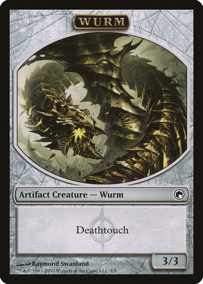 Wurm (Deathtouch) [Scars of Mirrodin Tokens] | Arkham Games and Comics