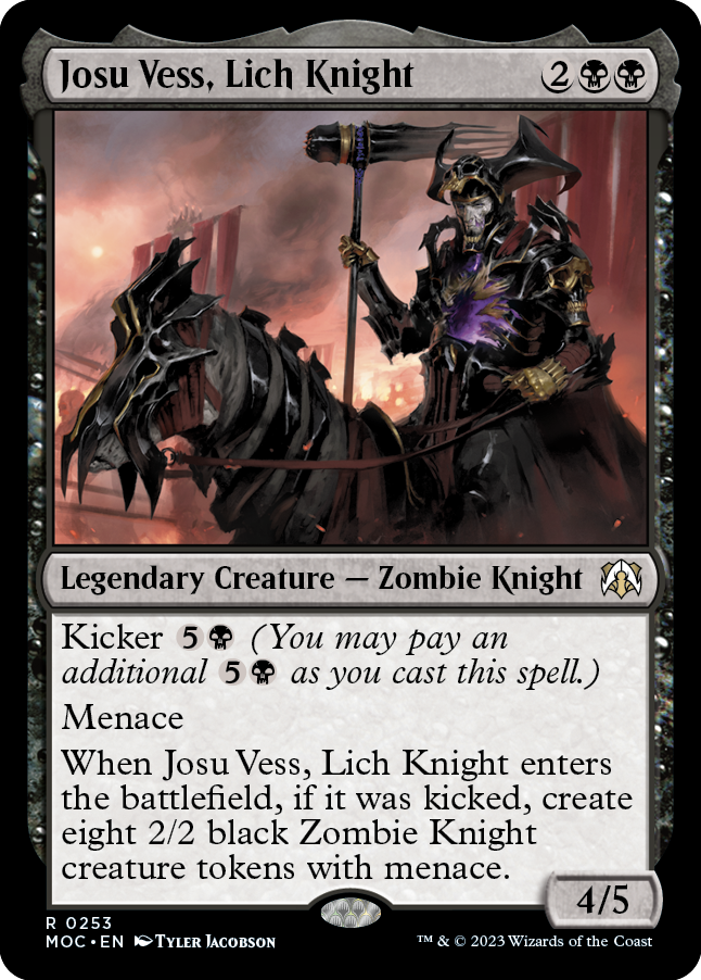 Josu Vess, Lich Knight [March of the Machine Commander] | Arkham Games and Comics