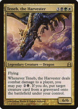Teneb, the Harvester [Commander 2011] | Arkham Games and Comics