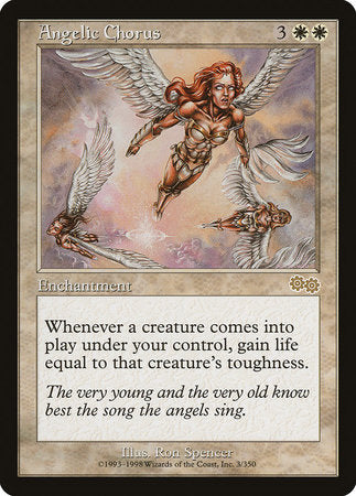 Angelic Chorus [Urza's Saga] | Arkham Games and Comics