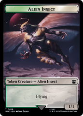 Copy // Alien Insect Double-Sided Token [Doctor Who Tokens] | Arkham Games and Comics